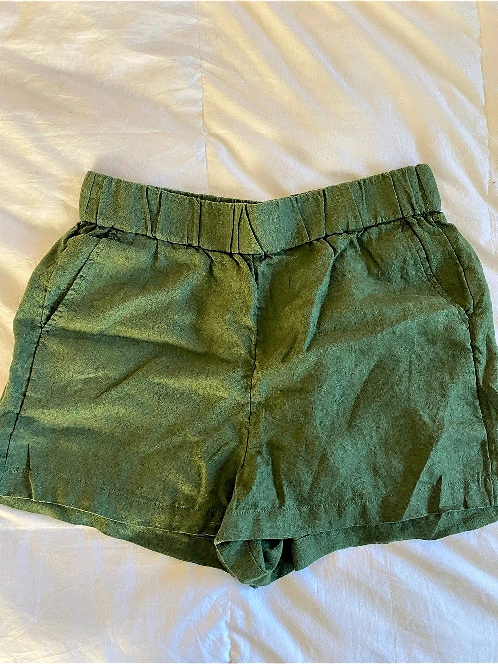 J.Crew Pull-On Linen Shorts